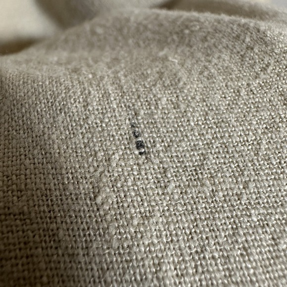 GAP Women's XL Tan Khaki Wide Leg Pants Linen Rayon Drawstring Casual Relaxed - Picture 6 of 12